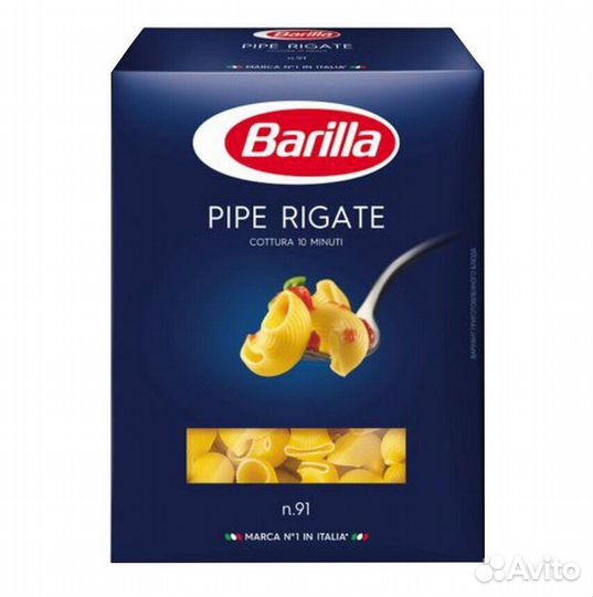 Макароны Барилла Pipe Rigate №91 450г