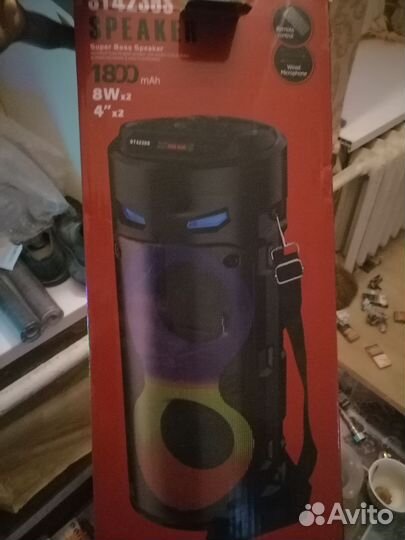 Блютуз колонка с радио