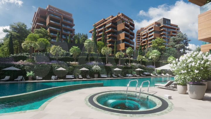 1-к. апартаменты, 56,4 м², 6/8 эт.
