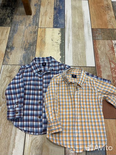 Рубашки пакетом на мальчика 86 92