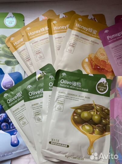 Тканевые маски для лица