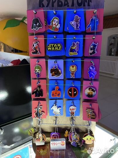 Значки/брелки в ассортименте