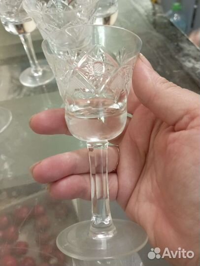 Хрустальные рюмки СССР. Стаканы