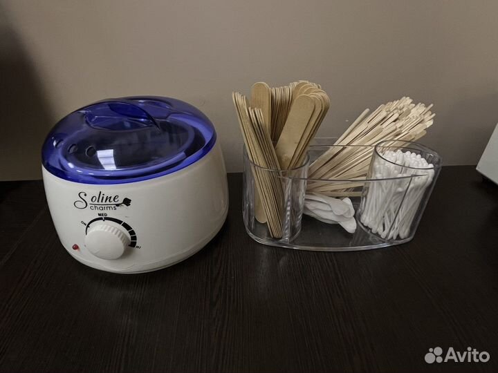 Набор Воскоплав + воск + органайзер со шпателями