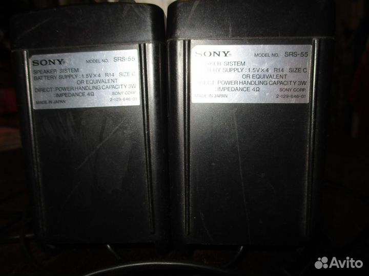 Колонки активные sony SRS - 55 Made in Japan