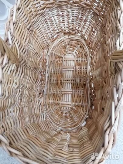 Корзина из натуральной лозы (ива)