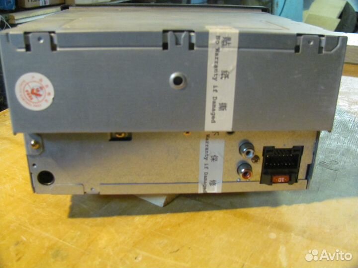 Штатное головное устройство 2din от Чери Фора