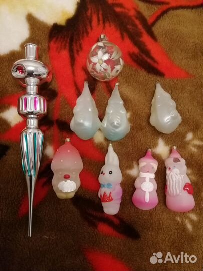 Винтажные ёлочные игрушки СССР