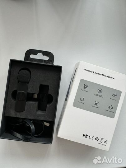 Беспроводной петличный микрофон с Type-C, петличка