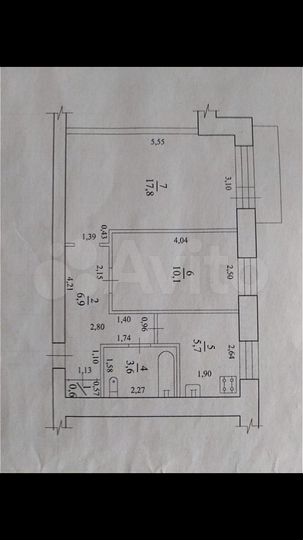 2-к. квартира, 44,6 м², 9/9 эт.