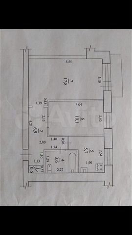 2-к. квартира, 44,6 м², 9/9 эт.