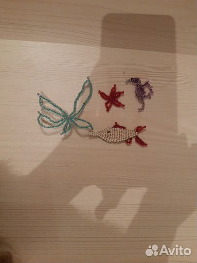 Водный мир. Фигурки из бисера