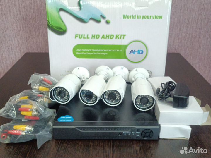 Комплект видеонаблюдения 4 камеры