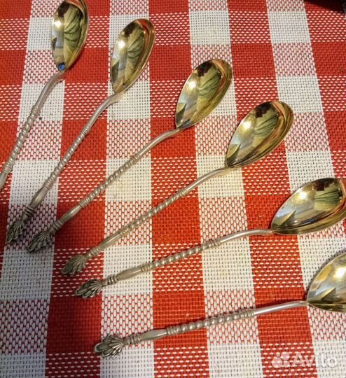 Серебряные чайные ложки Ювелирторг