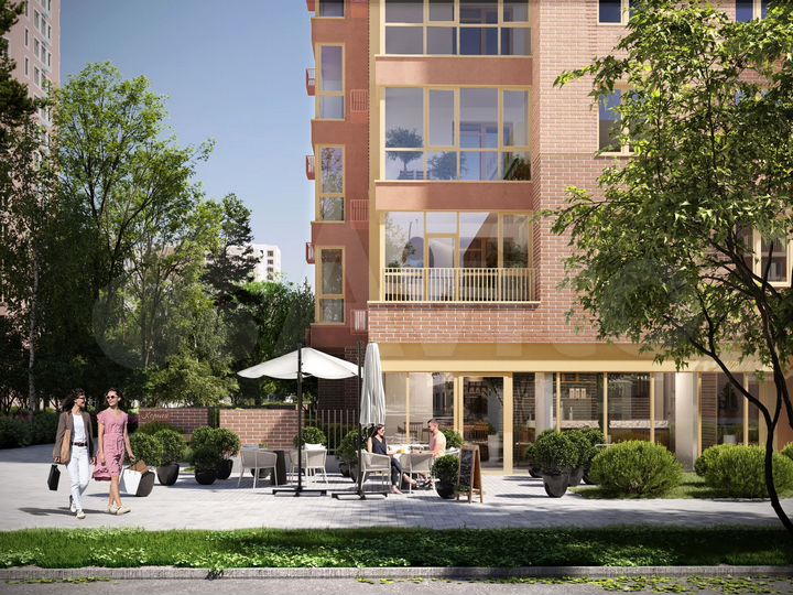 1-к. квартира, 39,5 м², 6/25 эт.