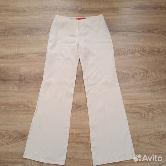 Брюки палаццо лен