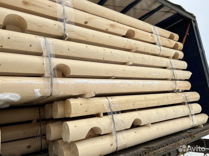 Оцилиндрованное бревно