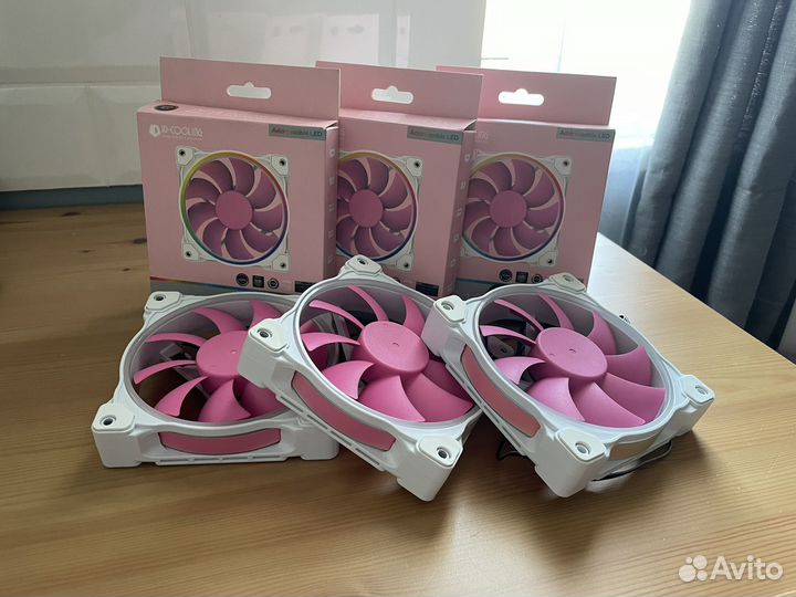 Вентиляторы ID-colling ZF-12025 pink argb