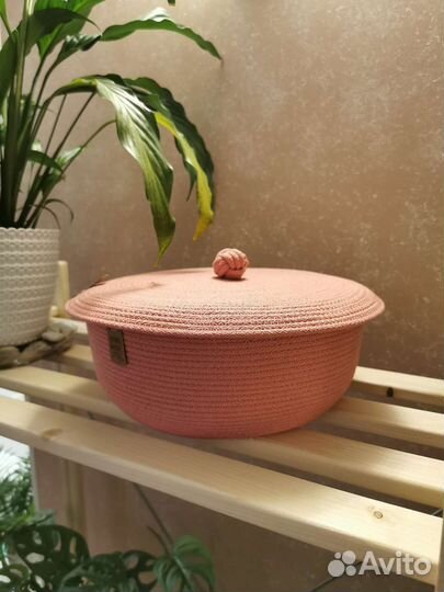 Корзина для хранения с крышкой