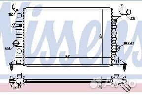 Б/У Б/У радиатор охлажден на opel 90528302