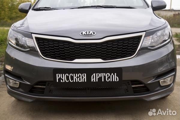 Реснички на фары Kia Rio (2015-2017)
