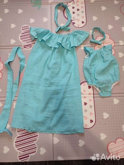 Фемили лук платья мама и дочка