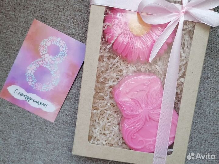 Мыло ручной работы 8 марта