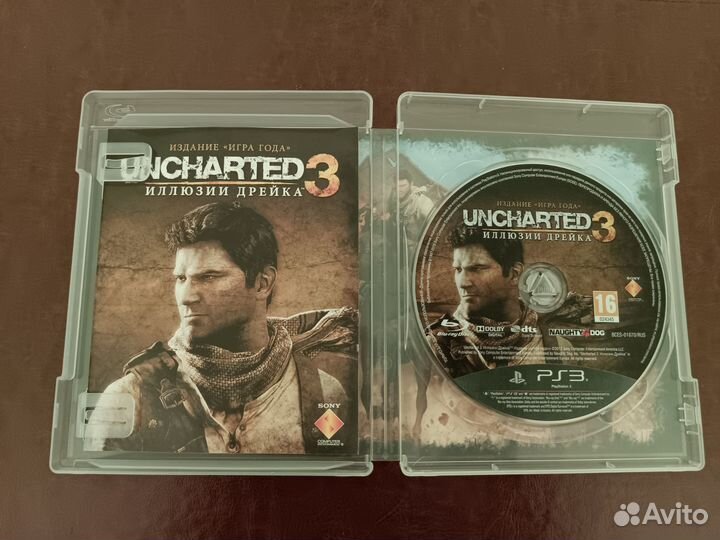 Uncharted коллекция ps3