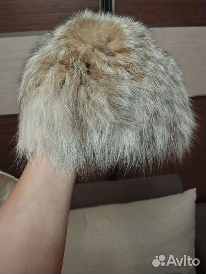 Шапка зимняя меховая женская из песца
