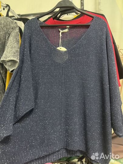 Красивая кофта с люрексом Италия