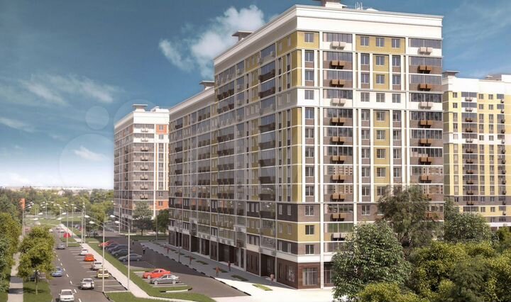3-к. квартира, 74,2 м², 4/14 эт.