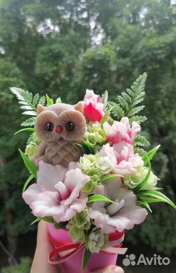 Букет из мыла ручной работы