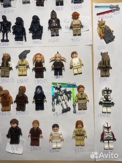 Lego star wars минифигурки редкие идеал