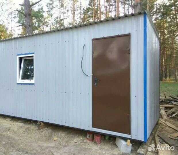 Бытовка размер 6х2,4 метра, строительная - (двп)