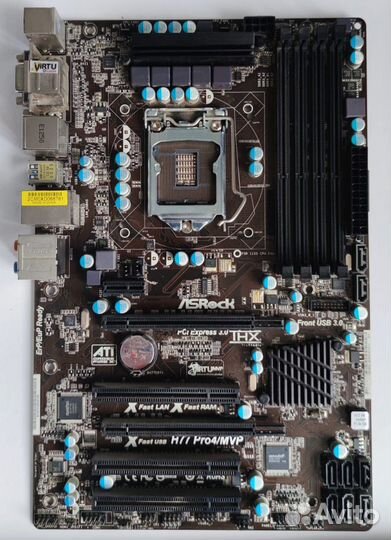 Материнская плата Asrock h77 pro4