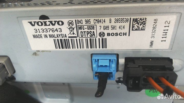 Дисплей мультимедиа Volvo XC60, 2011