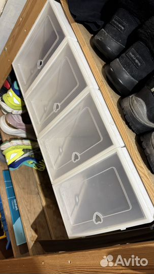 Коробки для обуви прозрачные, удобные