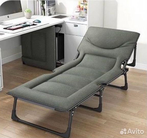 За 2шт.Туристическая раскладушка 195х70см до120 кг