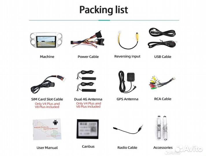 Магнитола Android Volkswagen VW Tiguan (2010-2015)