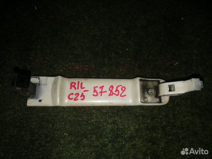 Ручка двери внешняя nissan serena C25 MR20DE 2010 Задн. Лев. перламутровый