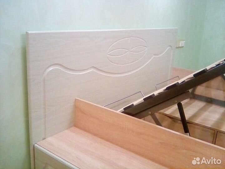 Кровать кровать - шкаф с комодом двухуровневая