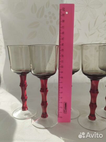 Фужеры цветное стекло СССР