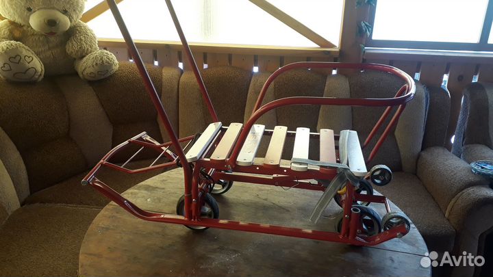 Детские санки с колесами