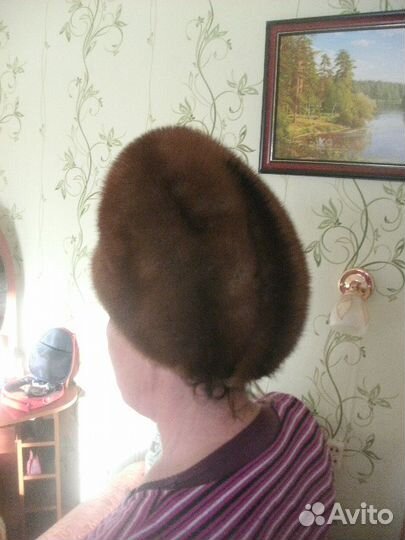 Берет норковый