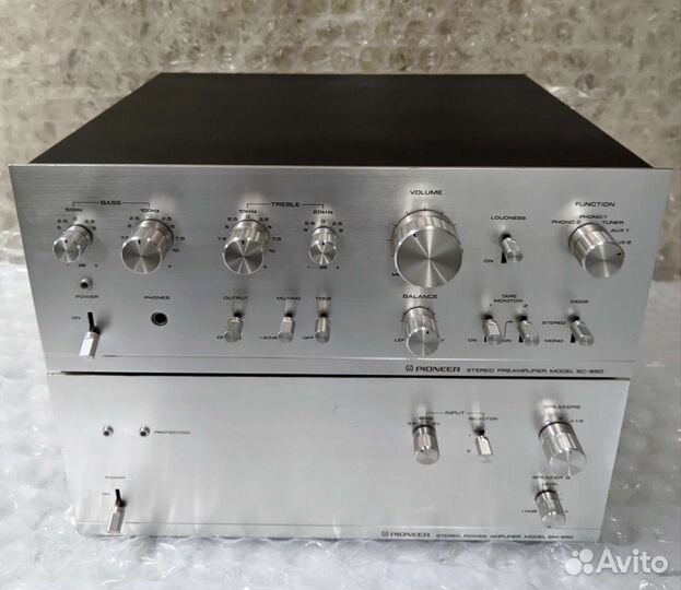 Pioneer 850 двухблочный усилитель