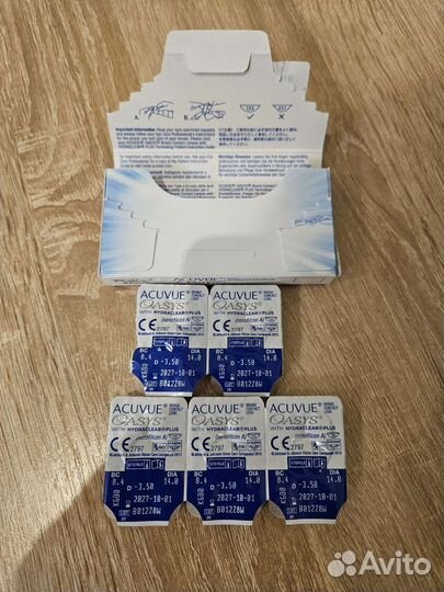 Линзы контактные acuvue oasys двухнедельные