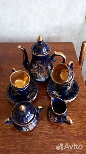 Чайный сервиз кобальт новый