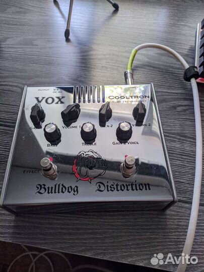 Ламповая гитарная педаль vox bulldog distortion
