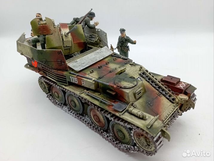 Немецкое зсу гепард в масштабе 1:35