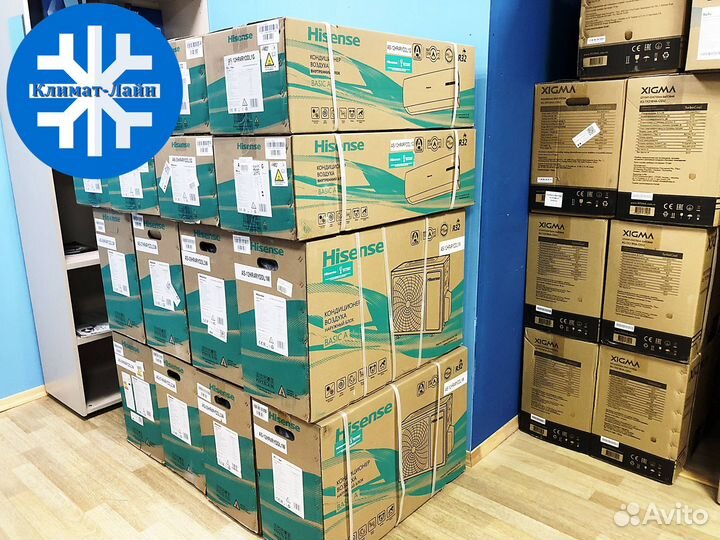 Черные кондиционеры Hisense
